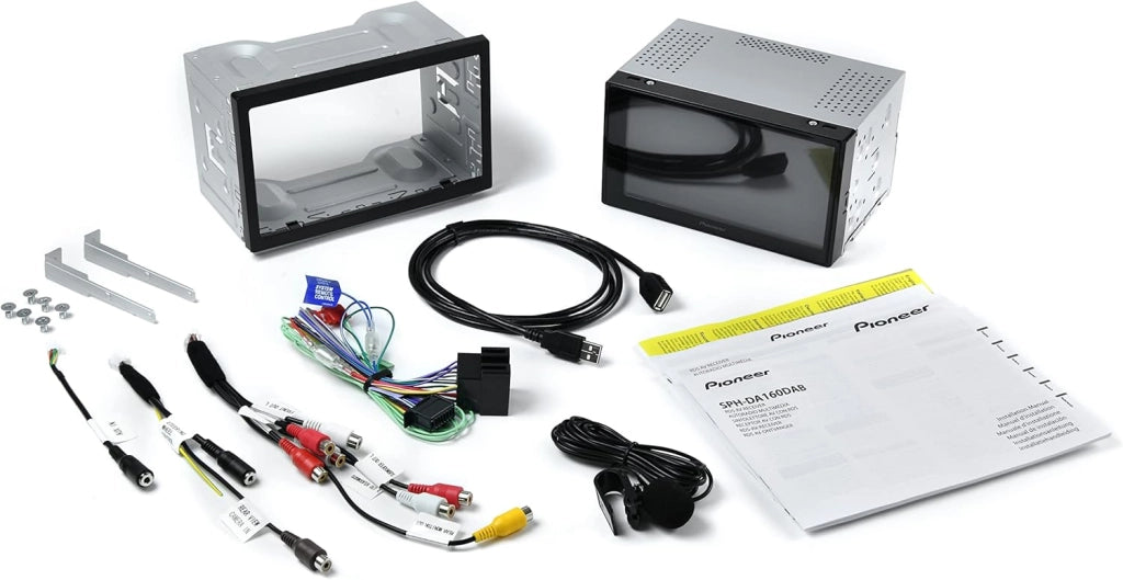 SPH-DA160DAB-AN, ricevitore multimediale 2 DIN da 6,8" con Apple CarPlay, Android Auto, DAB+ e Bluetooth, inclusa antenna DAB