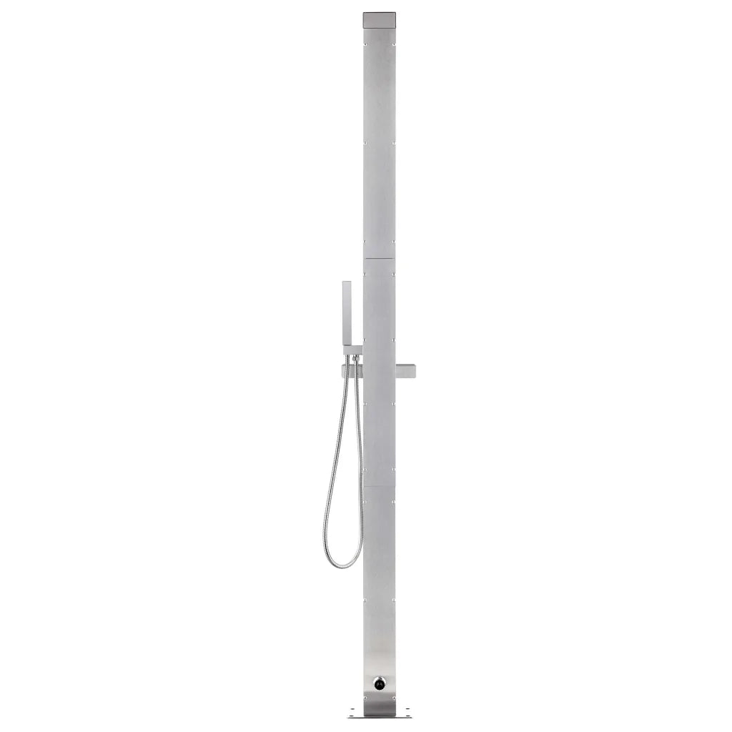 Doccia da Giardino 220 cm in Acciaio Inossidabile CFW9332738
