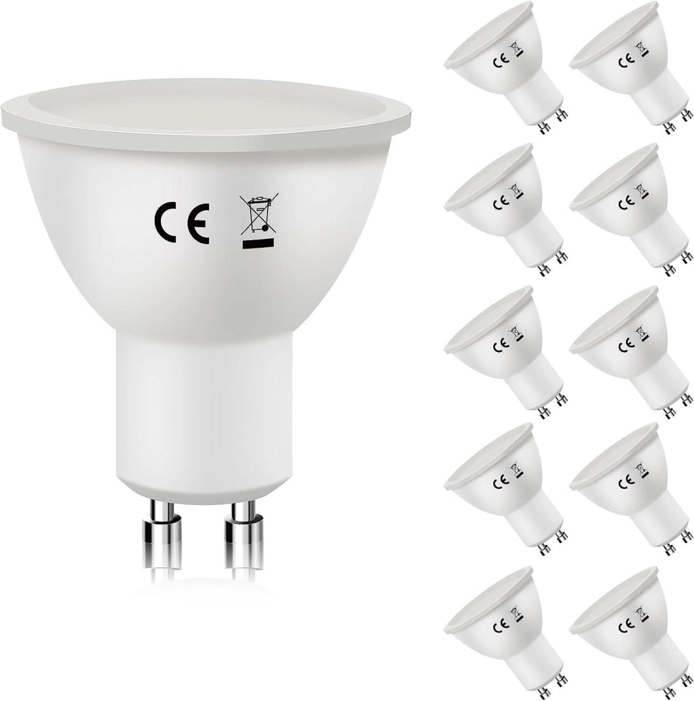 ZMH Bombilla LED 6W Lámpara de bajo consumo Ángulo de haz 110° Foco reflector bola