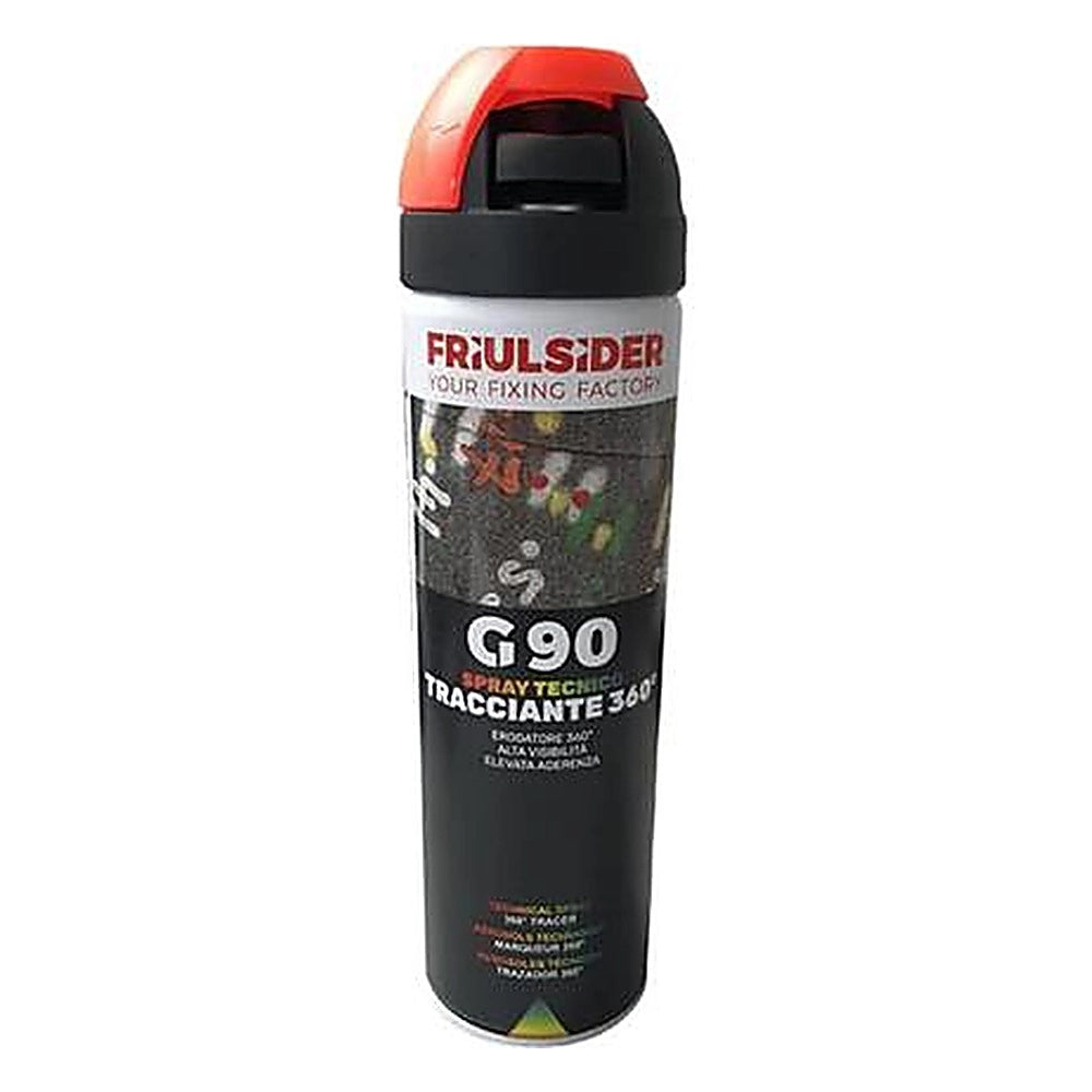 Tracciatore spray rosso fluo friulsider 500 ml