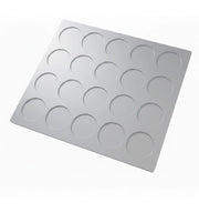 TAPPO COPRIFORO ADESIVO D 13 MM GRIGIO RAL 9006 500 pezzi