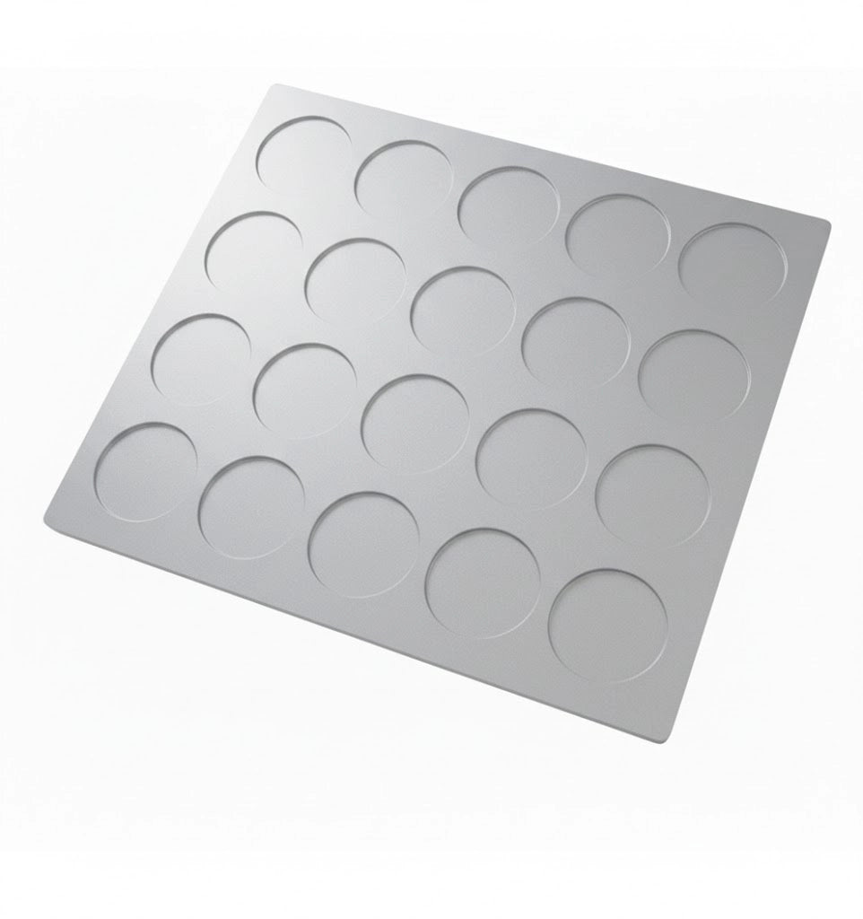 TAPPO COPRIFORO ADESIVO D 13 MM GRIGIO RAL 9006 500 pezzi