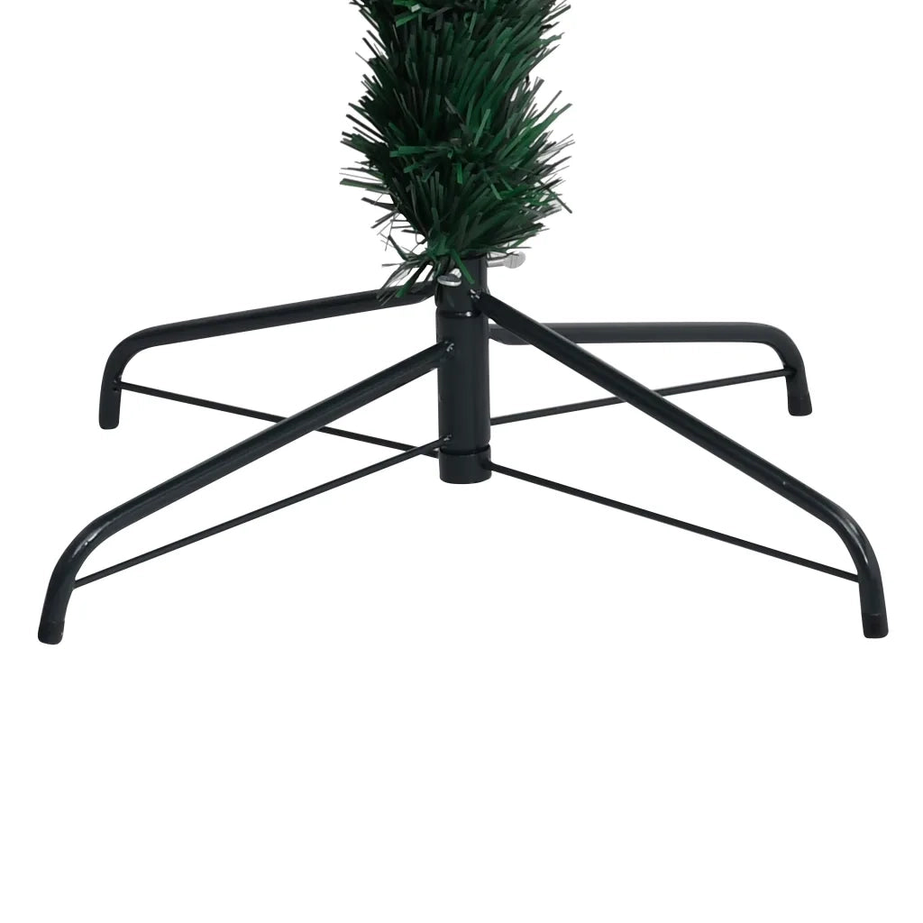 Albero di Natale Artificiale Supporto Verde 210 cm Fibra Ottica