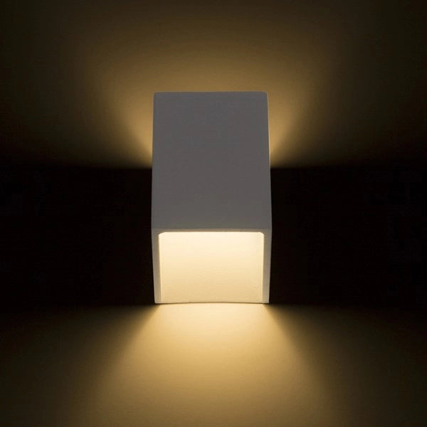 Faretto QUENTIN da parete bianco 230V LED 5W 3000K