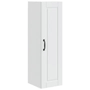 Mobile da cucina moderno da parete 30 x 31 x 100 cm pratico contenitore elegante finitura in legno ingegnerizzato bianco 02_0054447