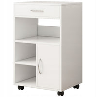 Mobile multifunzionale, tavolino, stampante, scaffale, ripiano moderno, 50 cm