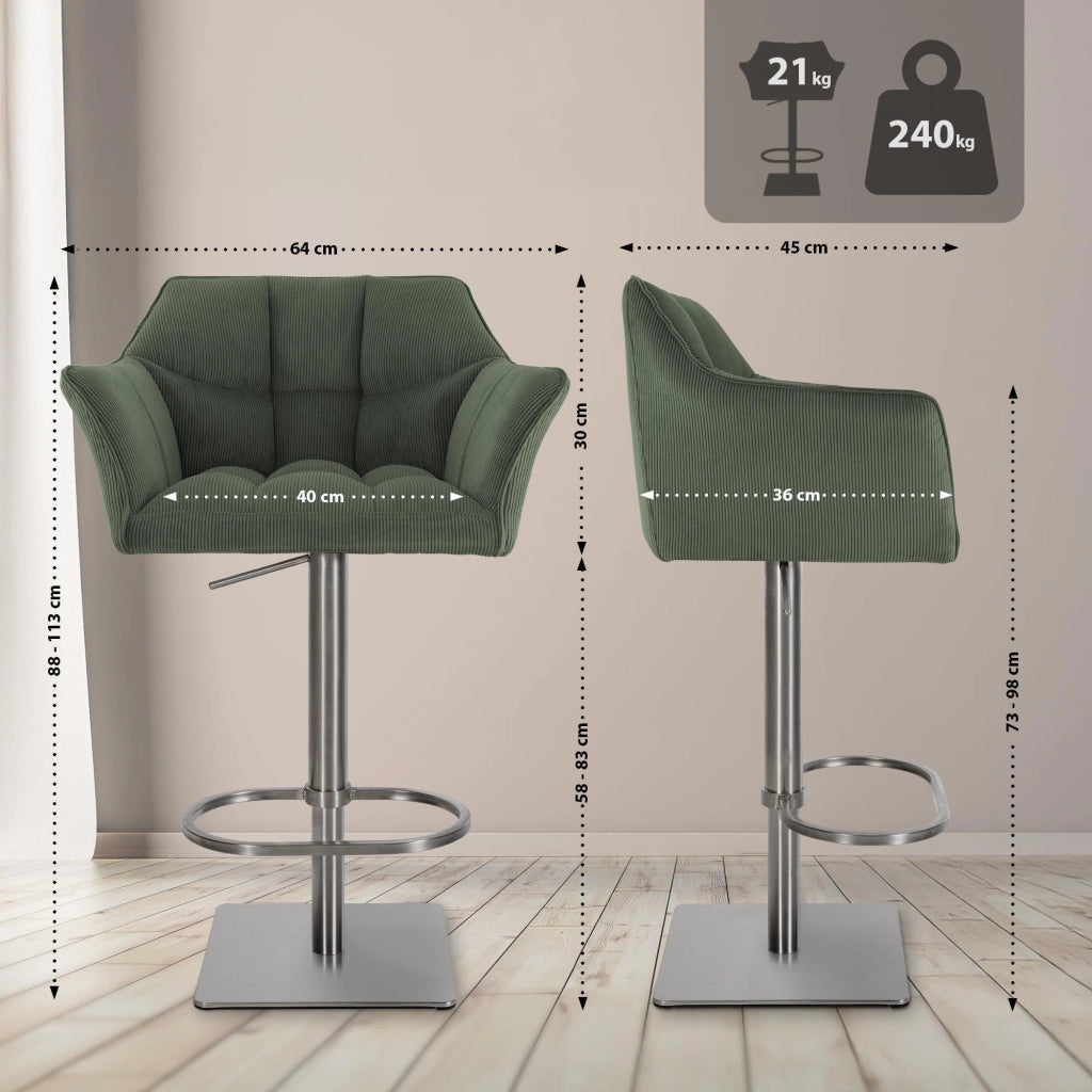 Barhocker Damaso E Cord 3