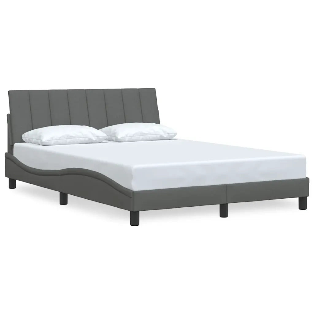 Giroletto senza Materasso Hanko Grigio Scuro 140x190 cm Tessuto 3310385