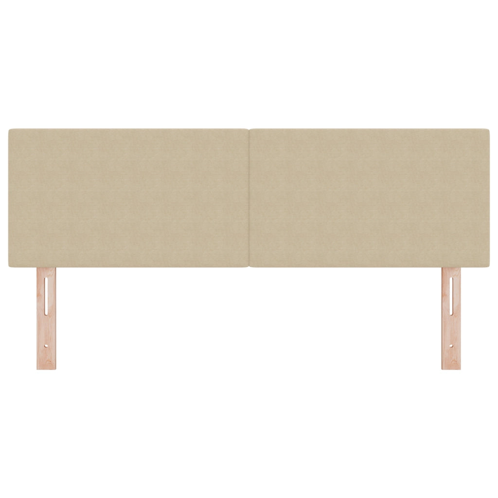 Testata LED Design Semplice Verde Chiaro e Grigio 72 cm in Tessuto Corduroy