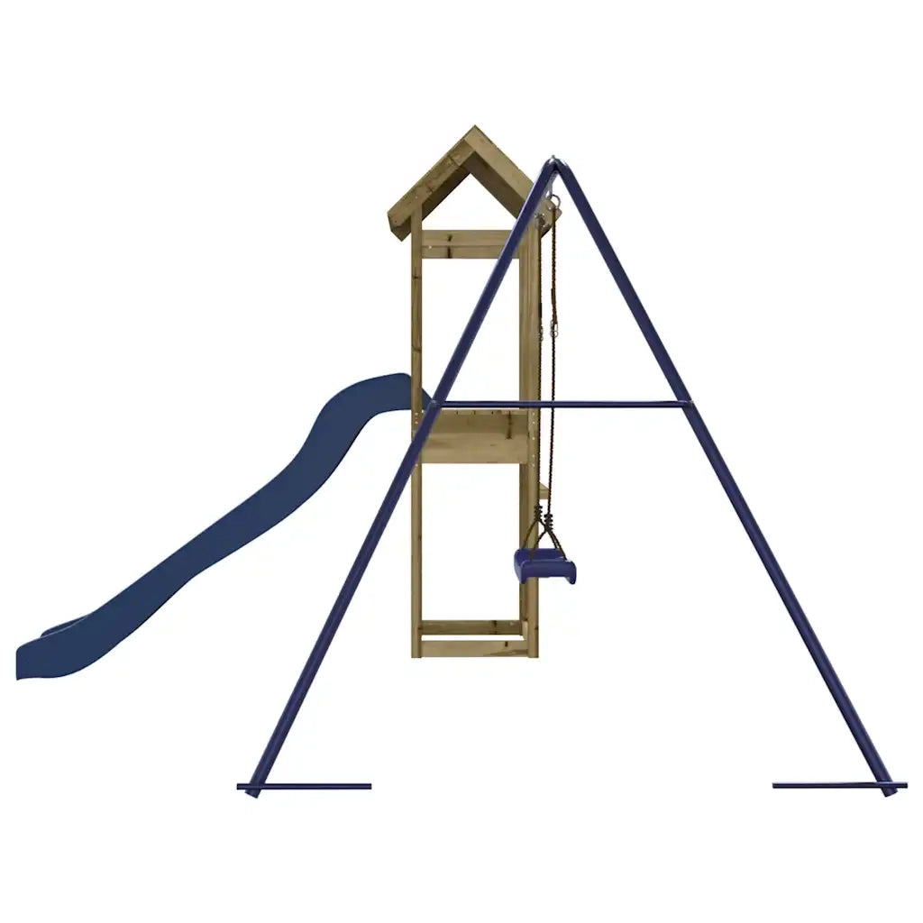 Set da Gioco da Esterno in Legno di Pino Impregnato CFW3771129