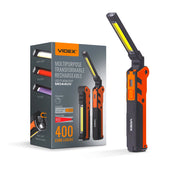 Videx torcia da lavoro 5W/COB 10W 400lm 60m USB-C UV