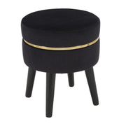 Sgabello Paris Nero cm ø 35x40,5