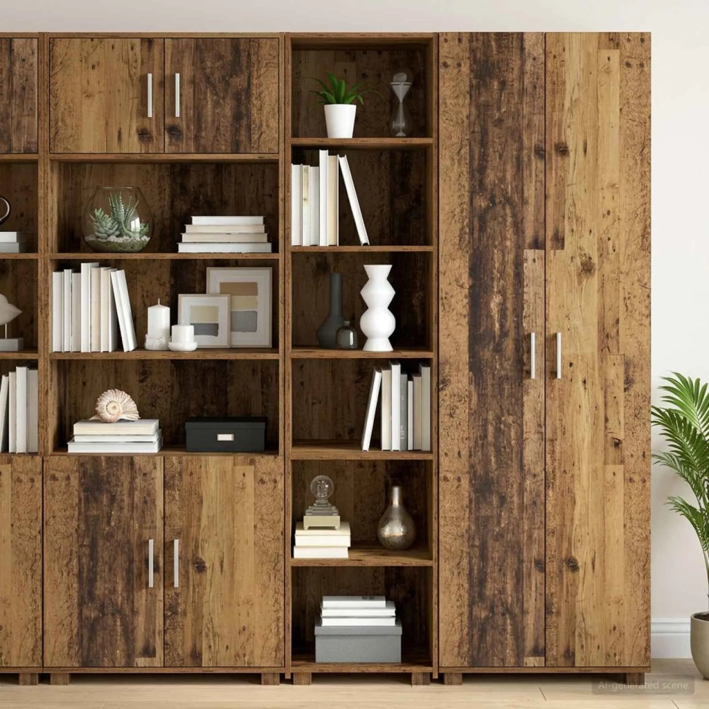 Credenza Legno di quercia 45 x 41 x 185 cm Legno ingegnerizzato 3443781