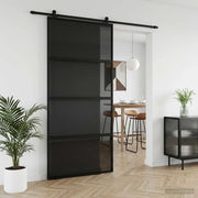 Porta scorrevole 102.5 x 205 cm Vetro Temperato e Alluminio 42054107