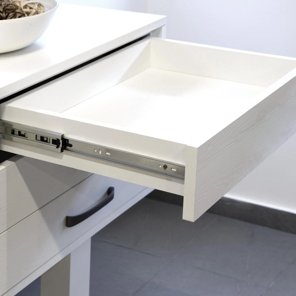 Kit Guide per Cassetti a Sfera 45 x 550 mm Estrazione Totale Zincato 5 Pezzi Emuca