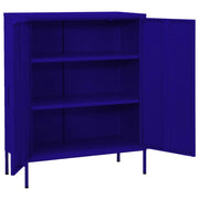 Armadietto Blu Marino 80x35x101,5 cm in Acciaio 336163