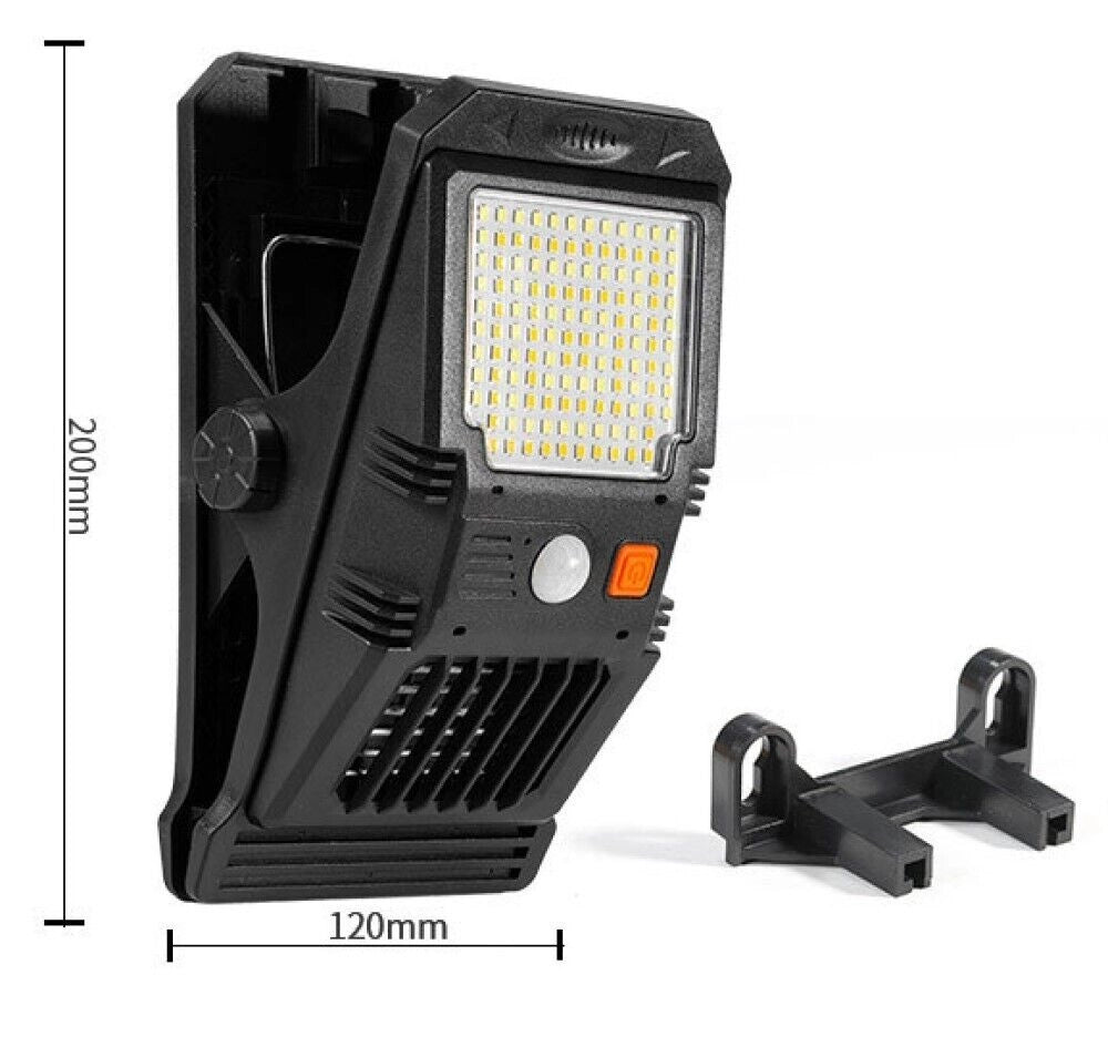 Zanzariera Lampada faretto luce solare da giardino 128 led SMD W7104-1