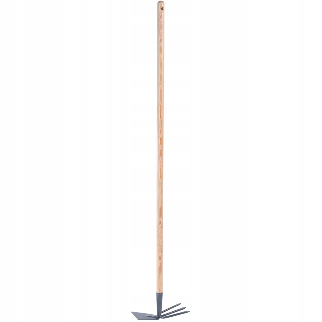 Zappa da giardino KADAX per scavare con forca da 8 cm e gancio da 133 cm