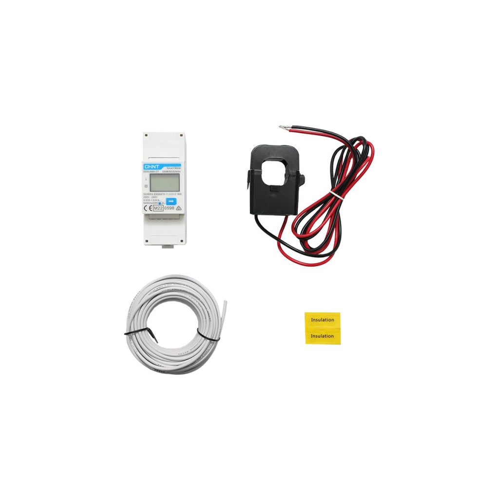 Contatore intelligente 220V Solax DDSU666-CT con trasformatore di corrente Split Core 200A/5A per inverter monofase Chint
