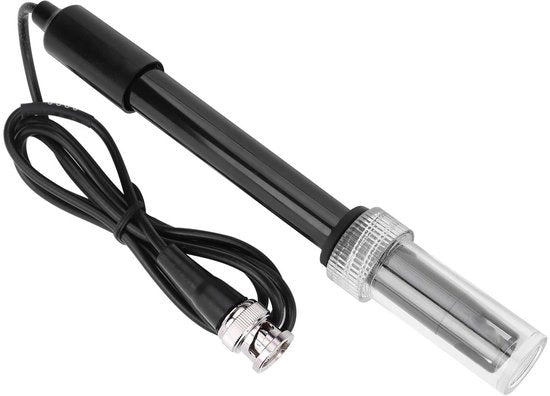 Sensore di pH Professionale con Alta Precisione - Elettrodo di pH - Sonde di Misura - Alta Sensibilità - Raggio di Misura 0-14 pH - Lunghezza del Cavo 77 cm