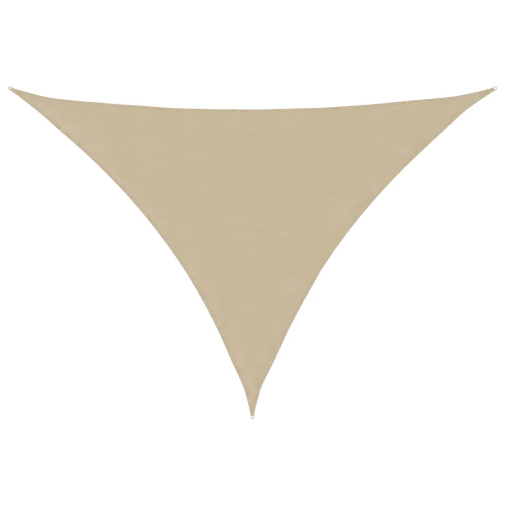 Vela Ombreggiante-Parasole a vela Oxford Triangolare 5x5x6 m Beige