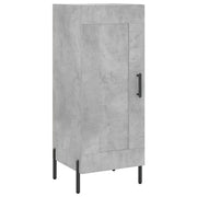 Credenza | Madia | Buffet da pranzo | Armadio da pranzo Grigio Cemento 34,5x34x90 cm in Legno Multistrato