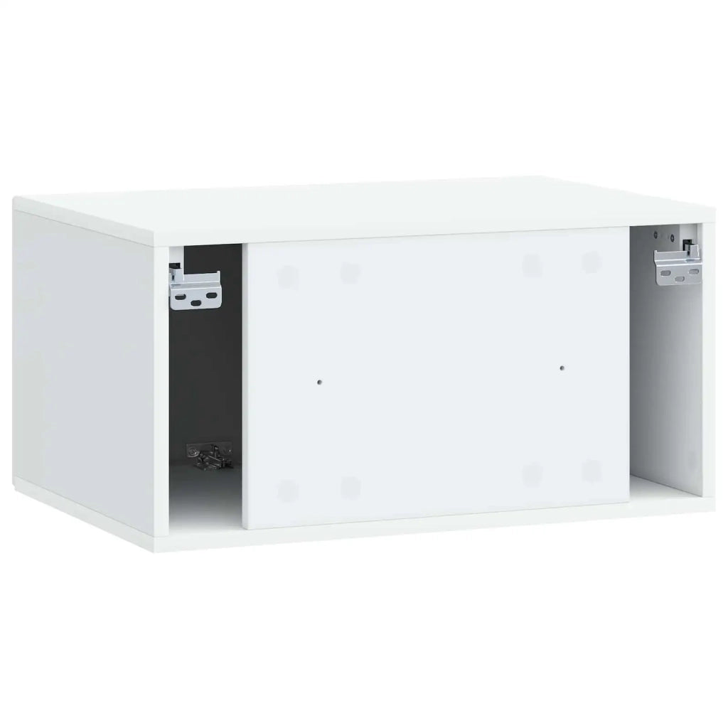 Mobile Porta TV da Muro Bianco 59,5 x 41 x 30 cm 897995