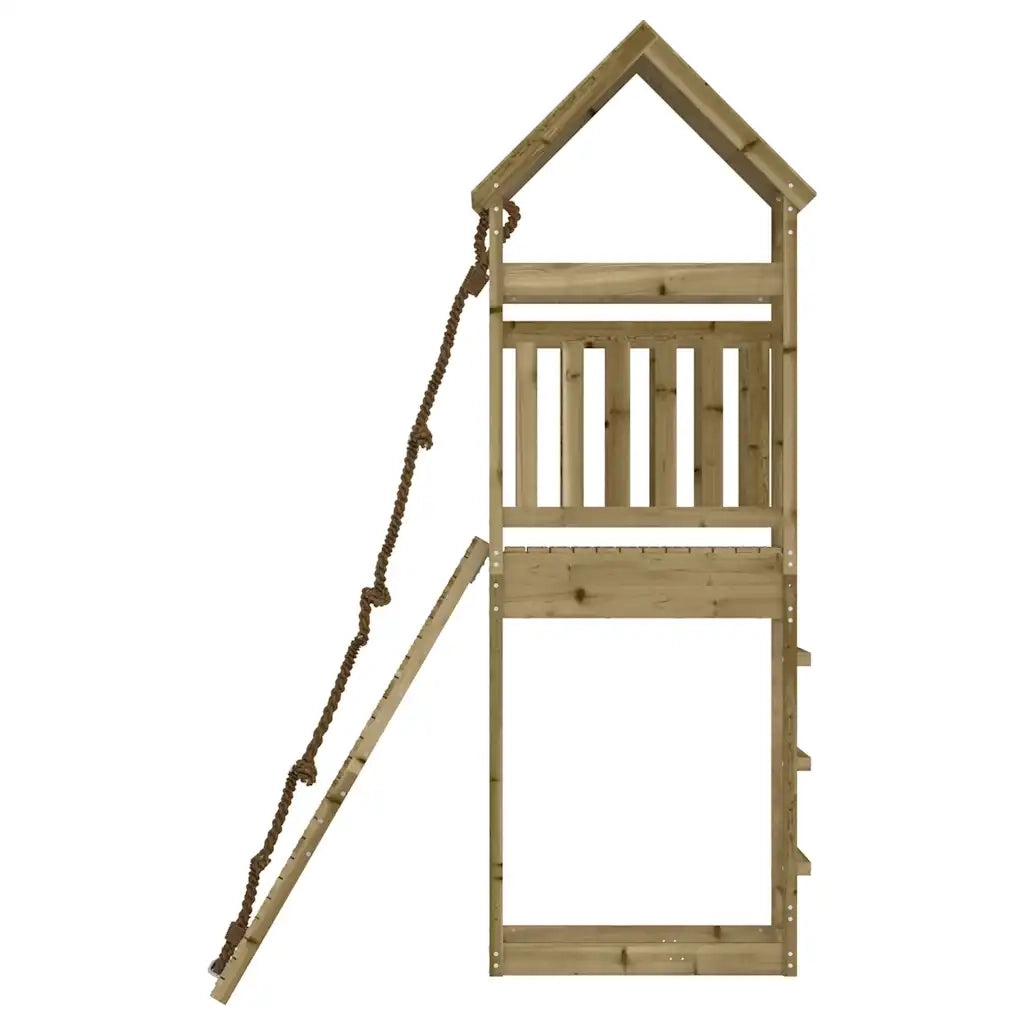 Casetta con Arrampicata in Legno di Pino Impregnato CFW8838542