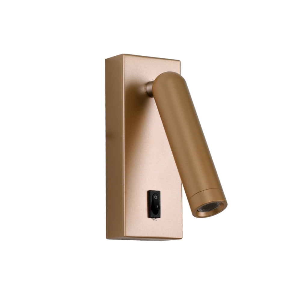 Applique lettura moderna oro orientabile LED 2,5W Italux