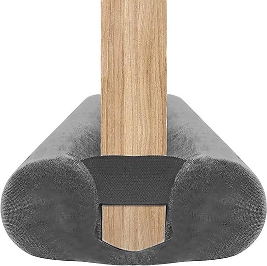 Stopper per porte a doppia faccia per isolamento - 85-100CM - Grigio