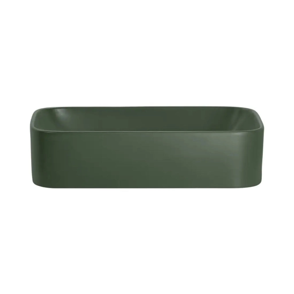 Insieme ICON bianco: mobili sotto lavabo 180cm con nicchie visibili + due lavabi da appoggio verdi + specchi + LED + colonna