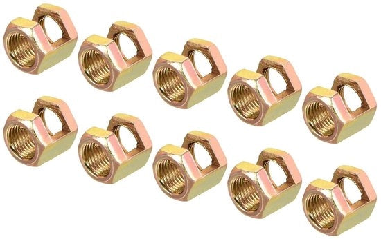 Ibridi in acciaio a 5 facce M10 per la riparazione delle lampade, altezza 1,5 cm, rivestimento di lamiera di zinco - 10 pezzi
