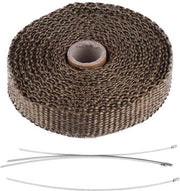 Cintura di isolamento termico 5 m - Striscia di impermeabilizzazione - Telaio di isolamento nero - Cintura di isolamento - Acciaio inossidabile - Vetroresina