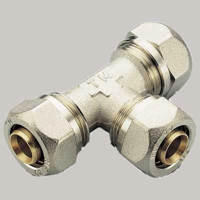 RACCORDO A COMPRESSIONE A TEE TIEMME  20 x 20 x 20     TIEMME