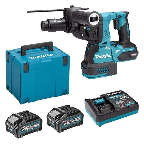 Makita HR002GM202 – Tassellatore a batteria XGT 40V SDS-Plus, 3 funzioni, 2,9 J