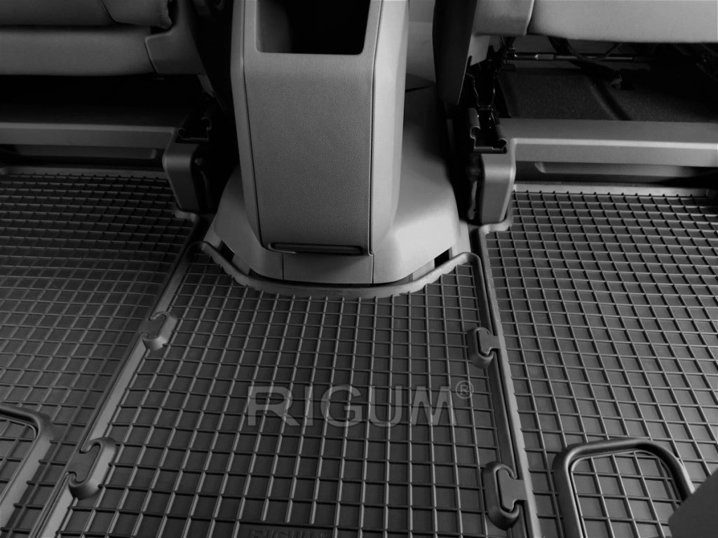 Tappeti in Gomma per VW Transporter T7 MULTIVAN dal 2022-  2 FILA