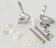 Cerniere copriwater universali 2pz cromate chiusura ammortizzata Art.59609