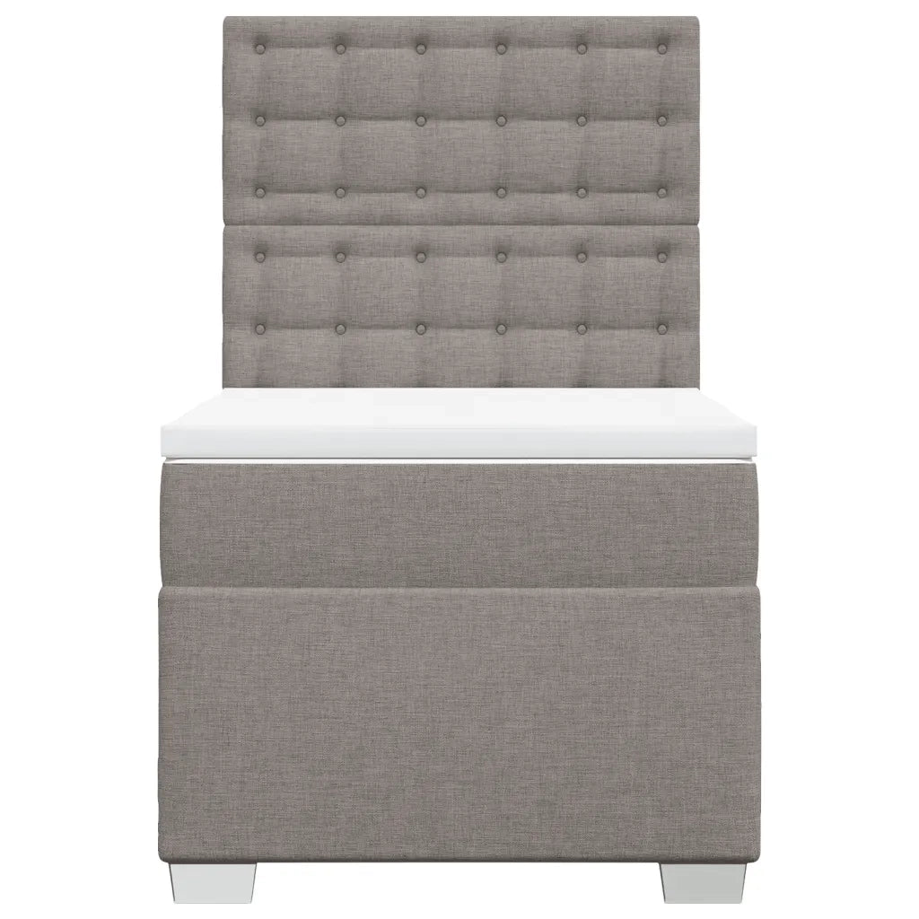 Giroletto a Molle con Materasso Tortora 90x200 cm inTessuto 3292689