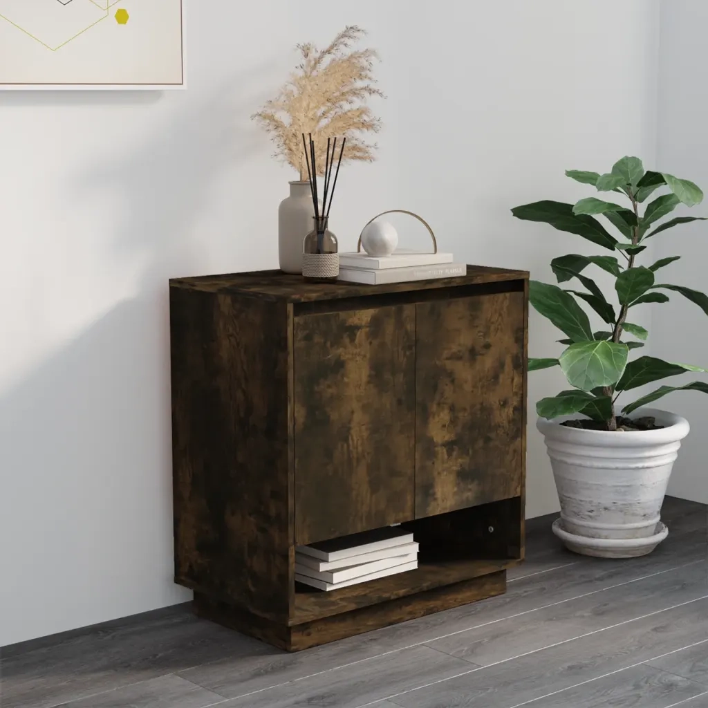 Credenza Rovere Fumo 70x41x75 cm in Truciolato cod mxl 20347