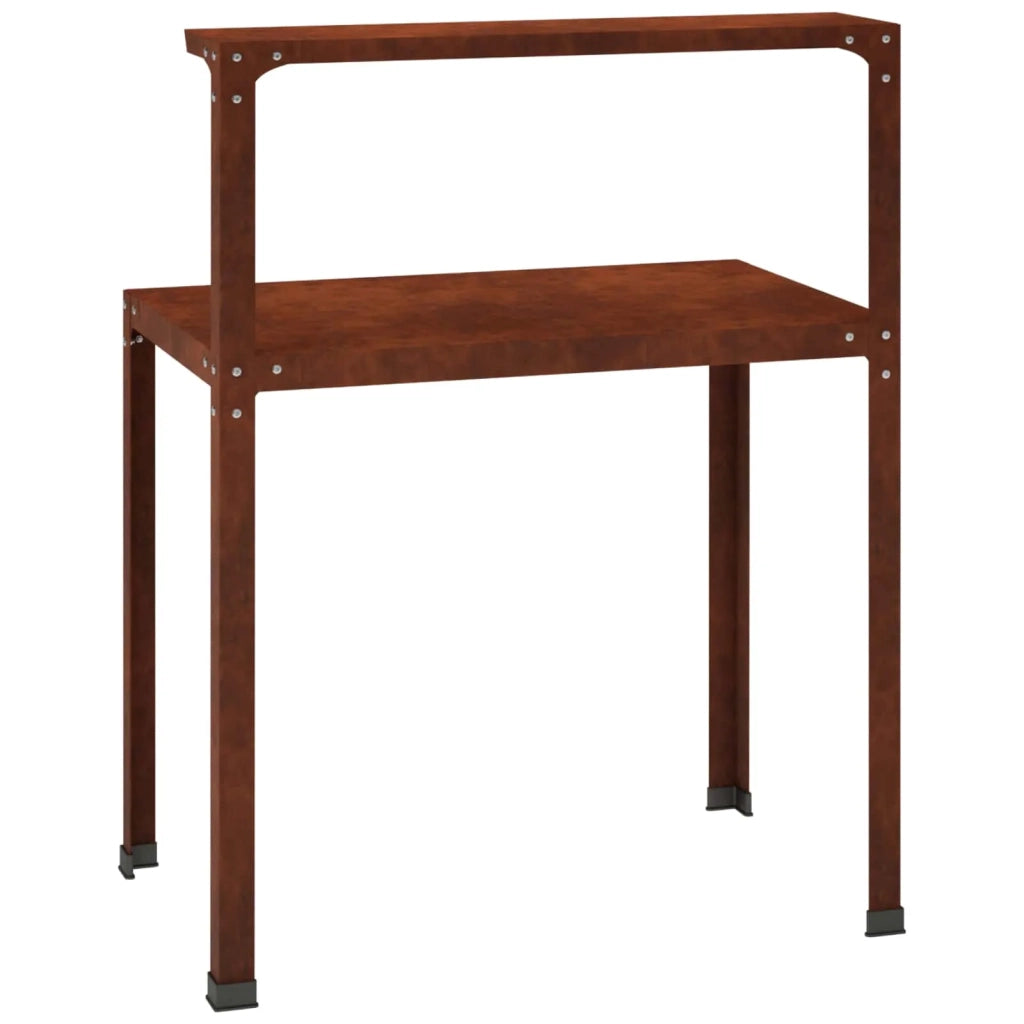Tavolo da rinvaso 60 x 50 x 104 cm Acciaio Corten Ruggine 8014917