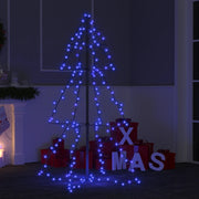 Albero di Natale a Cono 160 LED per Interni Esterni 78x120 cm 328567