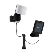 Faretto Solare Esterno Moderno Casabas Policarbonato Nero E Bianco Led