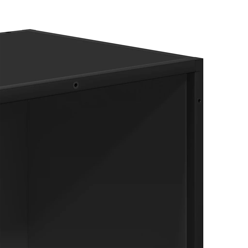 vidaXL Libreria Nera 60x35x170,5 cm in Truciolato