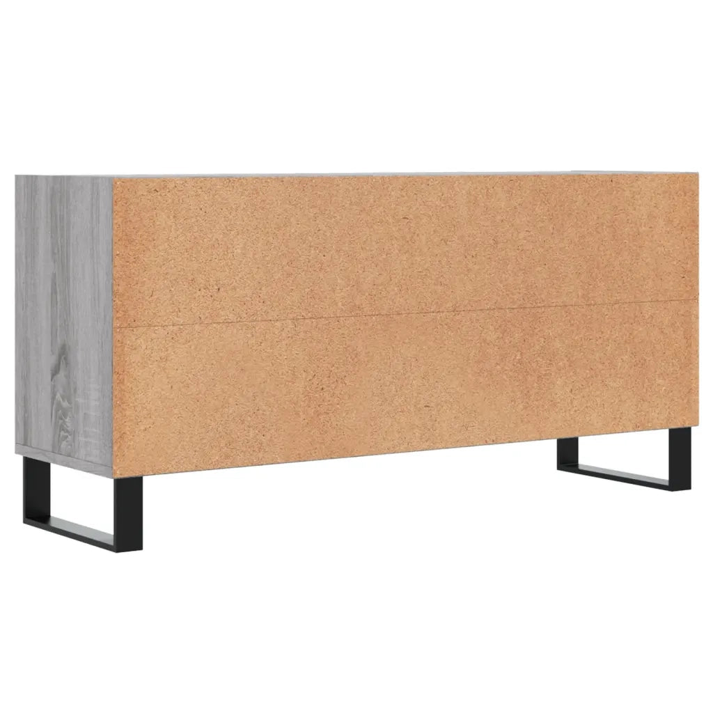 Mobile TV Grigio Sonoma 103,5x30x50 cm in Legno Multistrato 827002