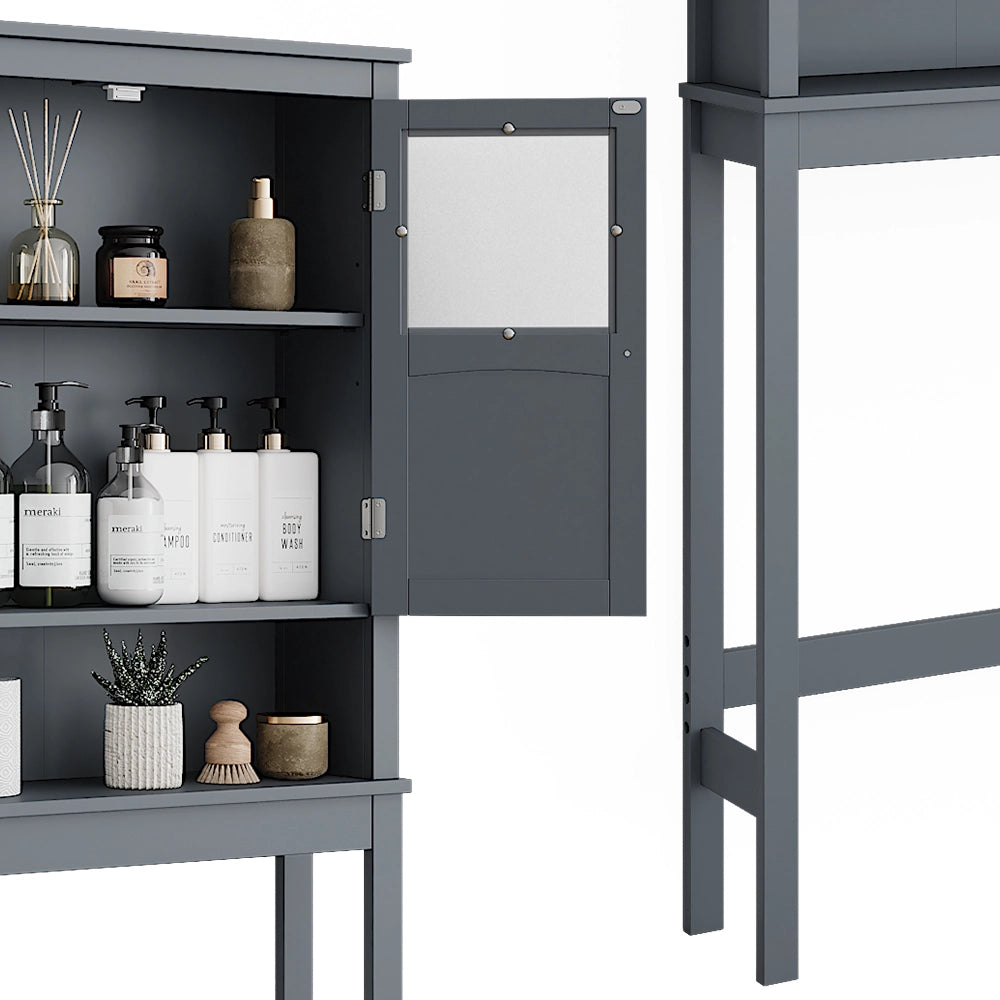 Vicco Armadietto per toilette Grigio 69 x 171 cm