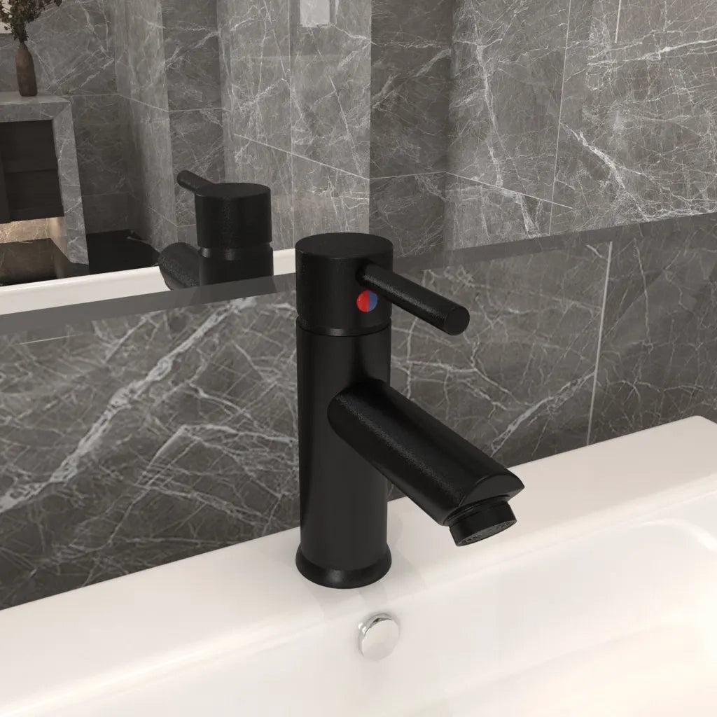 Rubinetto per Lavabo del Bagno Nero 130x176 mm CFW4220181