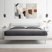 Credenze 2 pz Bianche 30x30x70 cm in Legno Multistrato cod mxl 9966