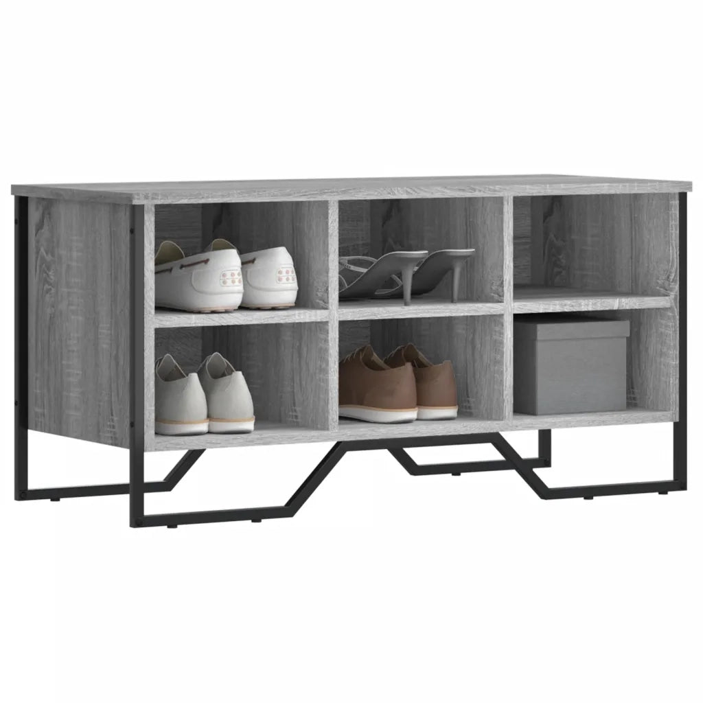 Scarpiera Grigio Sonoma 90x38x45,5 cm in Truciolato 848642