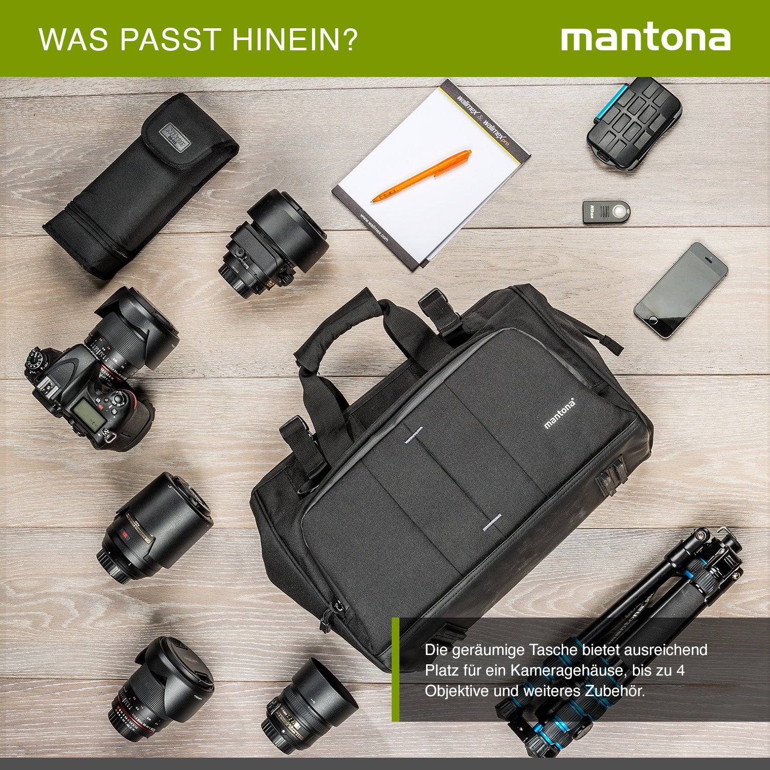 Mantona borsa fotografica Doctor Bag