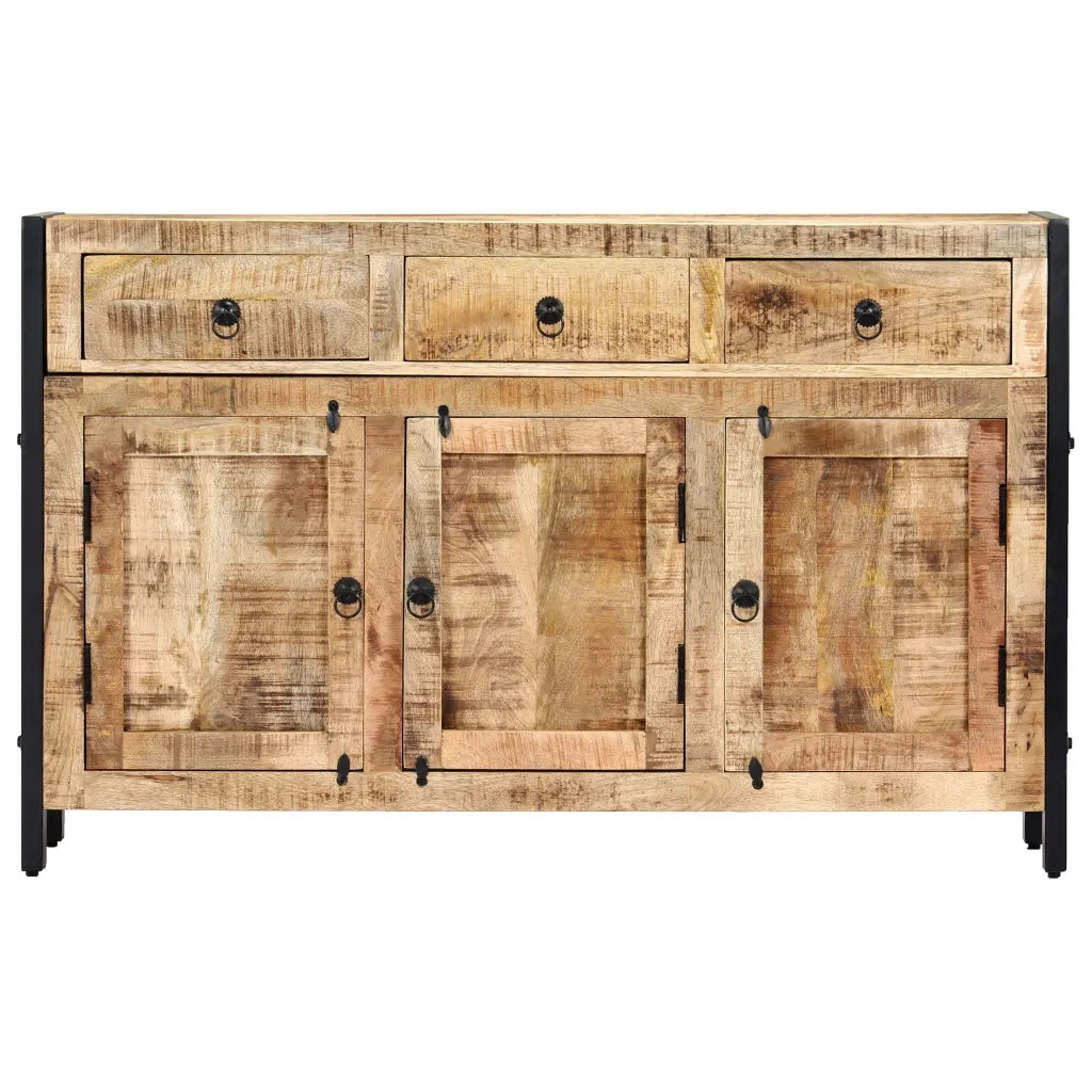 Credenza 120x35x76 cm in Legno Massello di Mango  cod mxl 59777